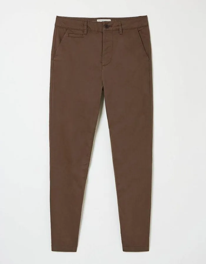 Women FatFace Pants and Leggings Rye Chinos Chocolate Brown
