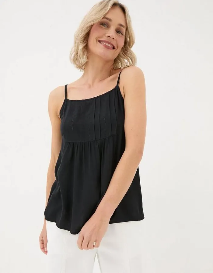 Women FatFace Tops and TShirts Sloane Cami Black