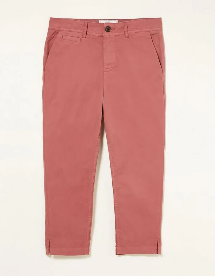Women FatFace Women039s Sale Farnham Cropped Chinos Dusty Pink