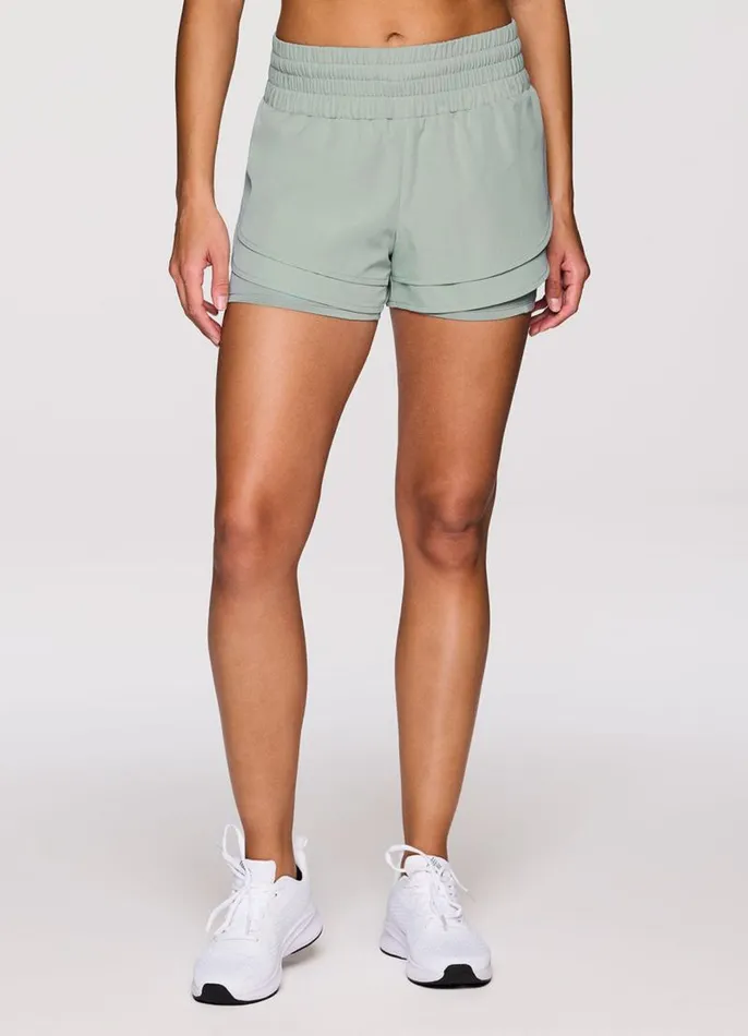 Women Flutter Running Short Sea Glass RBX Active Shorts
