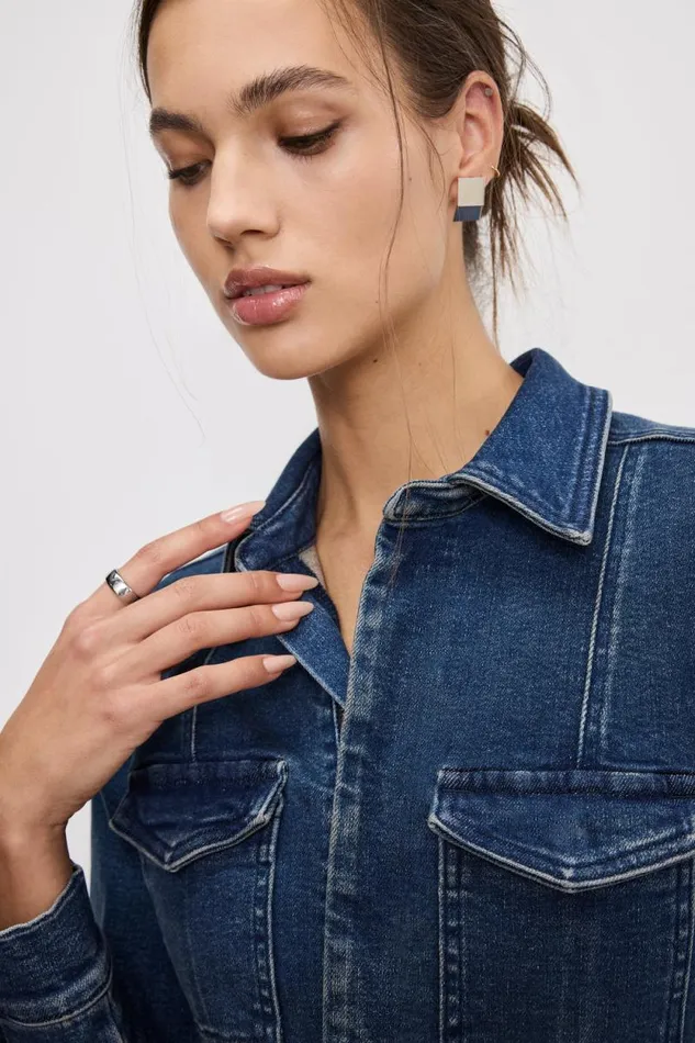 Women GOOD AMERICAN Dresses FIT FOR SUCCESS LONG SLEEVE MIDIDRESS Indigo724 Women GOOD AMERICAN Dresses FIT FOR SUCCESS LONG SLEEVE MIDIDRESS Indigo724