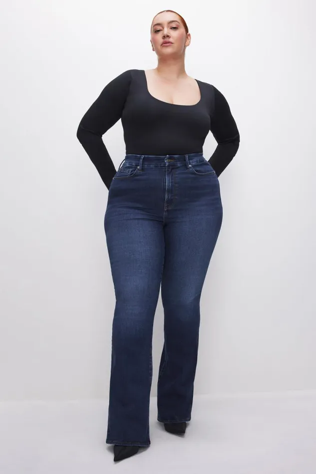 Women GOOD AMERICAN Jeans ALWAYS FITS GOOD CLASSIC BOOTCUTJEANS Indigo446