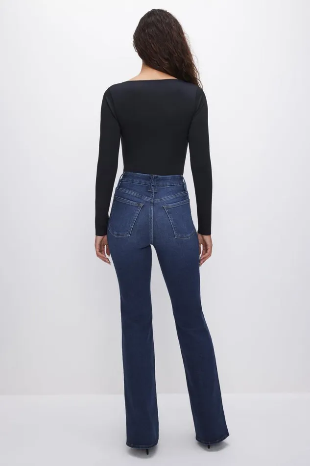 Women GOOD AMERICAN Jeans ALWAYS FITS GOOD CLASSIC BOOTCUTJEANS Indigo446