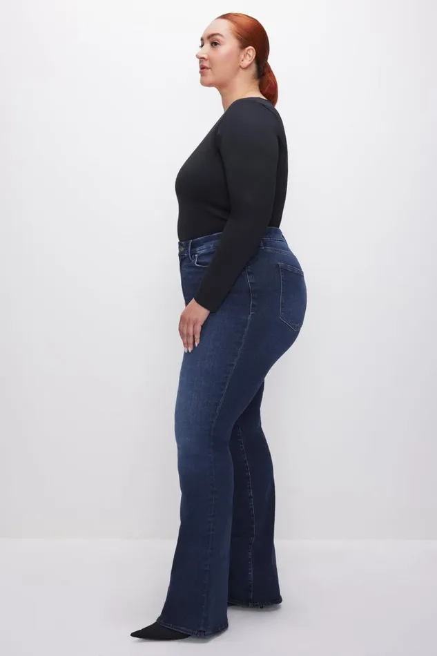 Women GOOD AMERICAN Jeans ALWAYS FITS GOOD CLASSIC BOOTCUTJEANS Indigo446