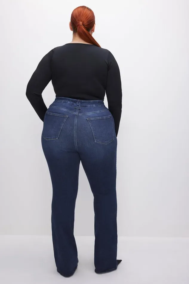 Women GOOD AMERICAN Jeans ALWAYS FITS GOOD CLASSIC BOOTCUTJEANS Indigo446