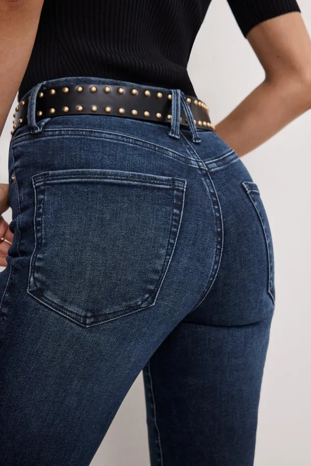 Women GOOD AMERICAN Jeans ALWAYS FITS GOOD LEGS FLAREJEANS Indigo744