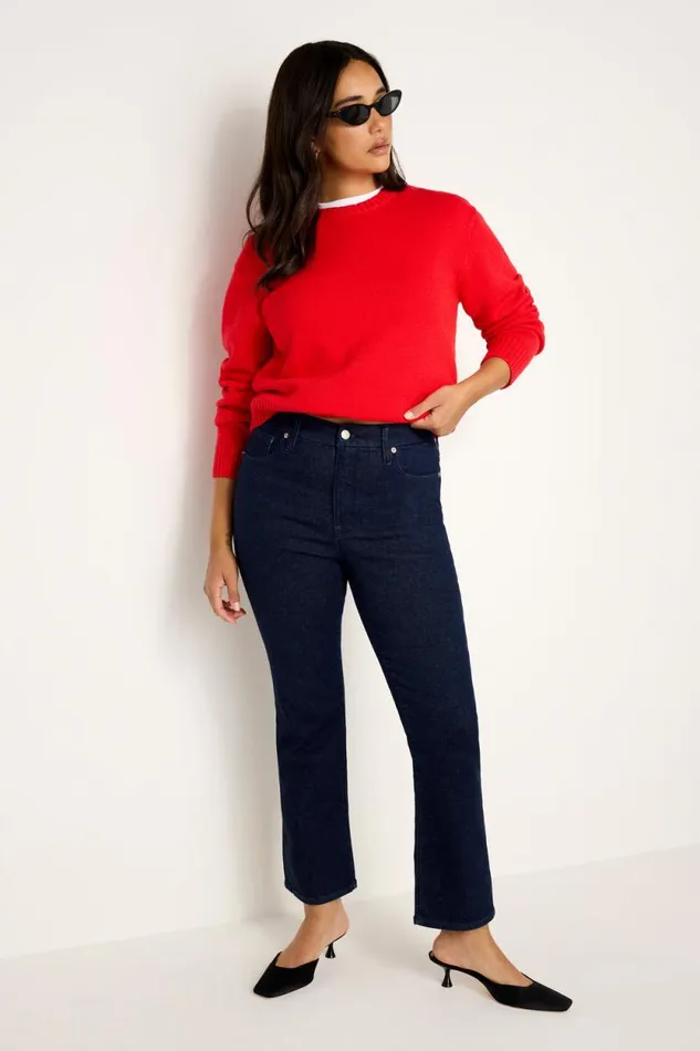 Women GOOD AMERICAN Jeans ALWAYS FITS GOOD LEGS STRAIGHTJEANS Indigo690