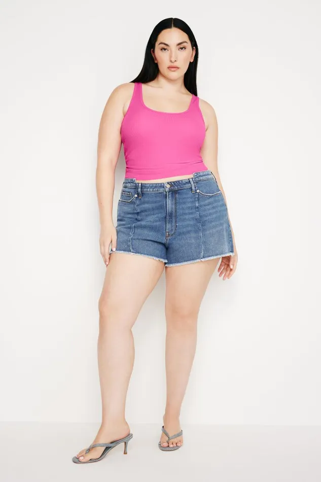 Women GOOD AMERICAN Jeans GOOD 90sSHORTS Indigo671