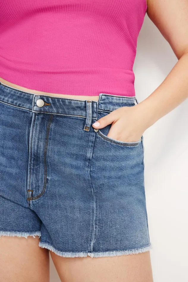 Women GOOD AMERICAN Jeans GOOD 90sSHORTS Indigo671