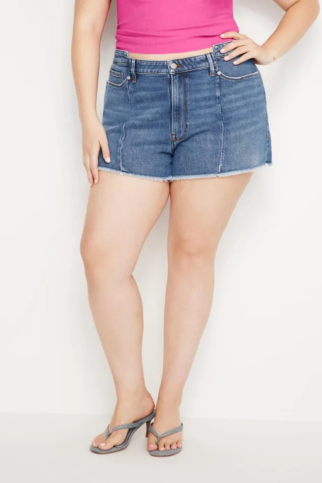 Women GOOD AMERICAN Jeans GOOD 90sSHORTS Indigo671