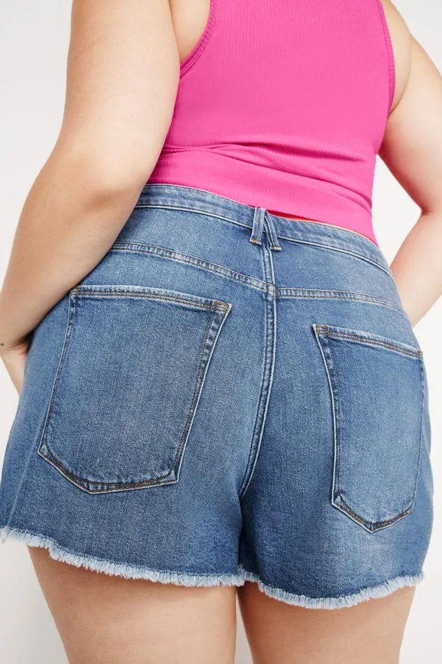 Women GOOD AMERICAN Jeans GOOD 90sSHORTS Indigo671