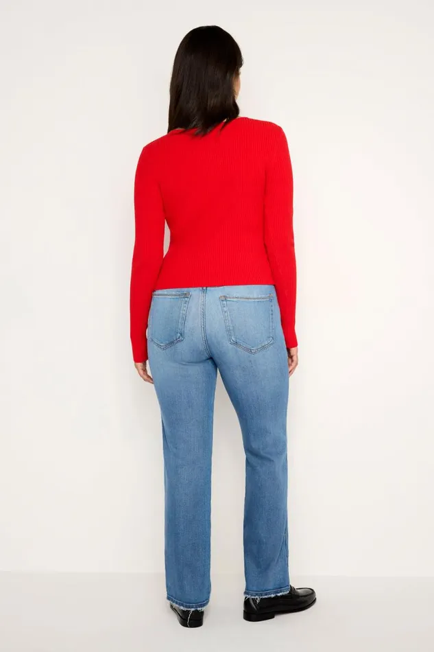 Women GOOD AMERICAN Jeans GOOD CURVE STRAIGHTJEANS Indigo338 Women GOOD AMERICAN Jeans GOOD CURVE STRAIGHTJEANS Indigo338