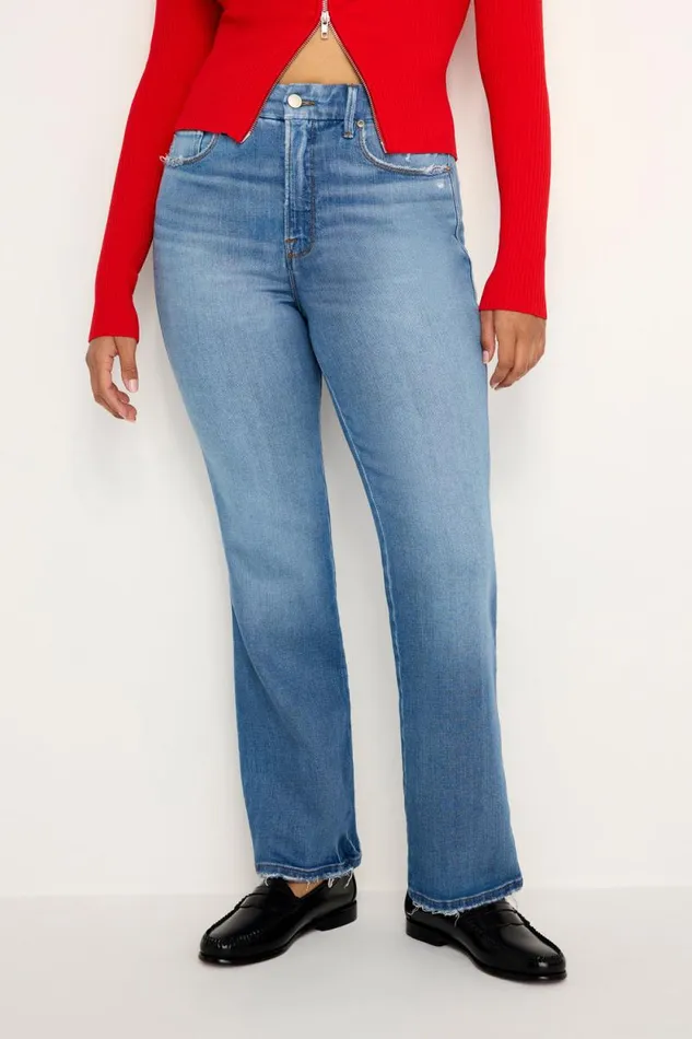 Women GOOD AMERICAN Jeans GOOD CURVE STRAIGHTJEANS Indigo338 Women GOOD AMERICAN Jeans GOOD CURVE STRAIGHTJEANS Indigo338