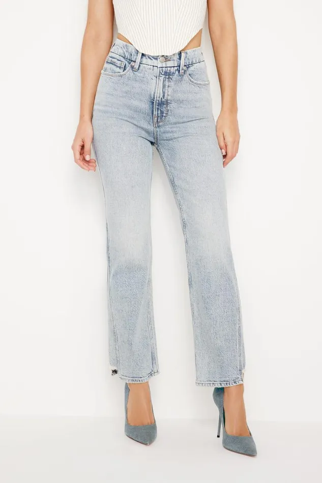 Women GOOD AMERICAN Jeans GOOD CURVE STRAIGHTJEANS Indigo545