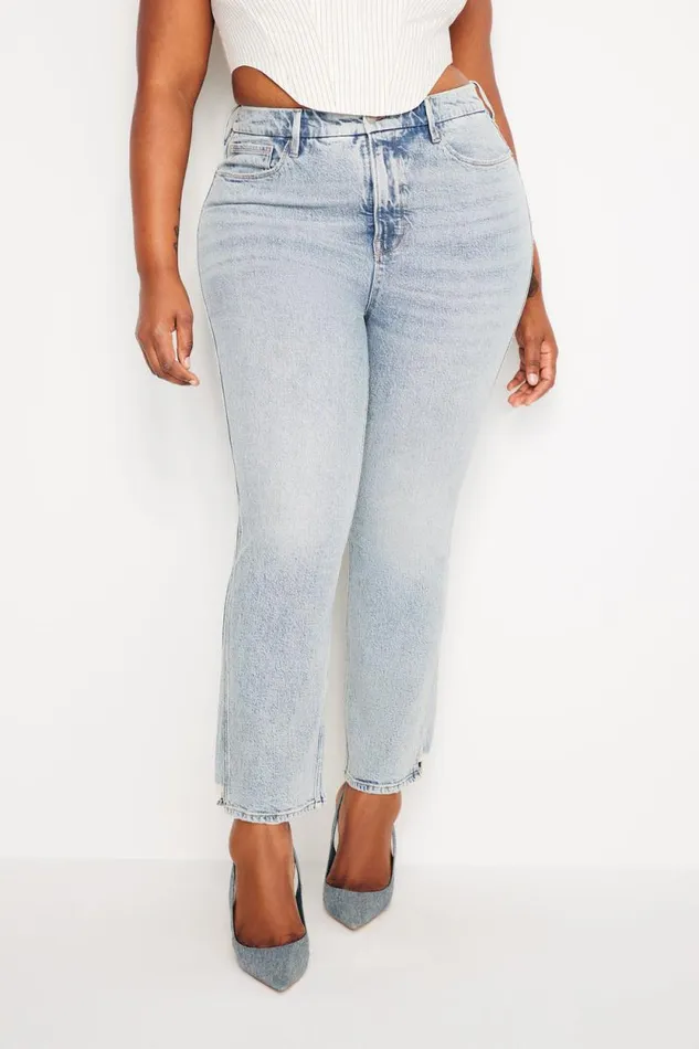 Women GOOD AMERICAN Jeans GOOD CURVE STRAIGHTJEANS Indigo545
