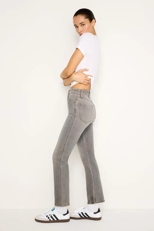 Women GOOD AMERICAN Jeans GOOD CURVE STRAIGHT LIGHT COMPRESSIONJEANS Black336