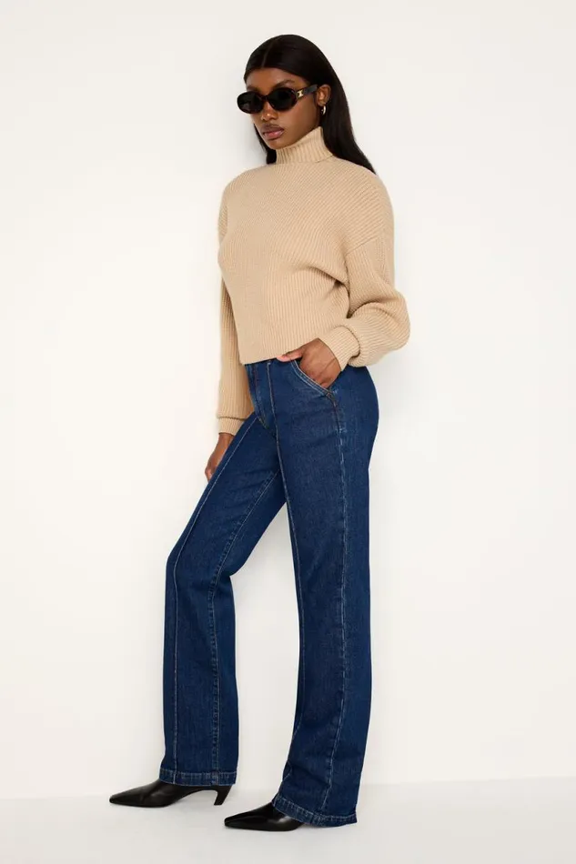 Women GOOD AMERICAN Jeans GOOD DENIMTROUSERS Indigo758