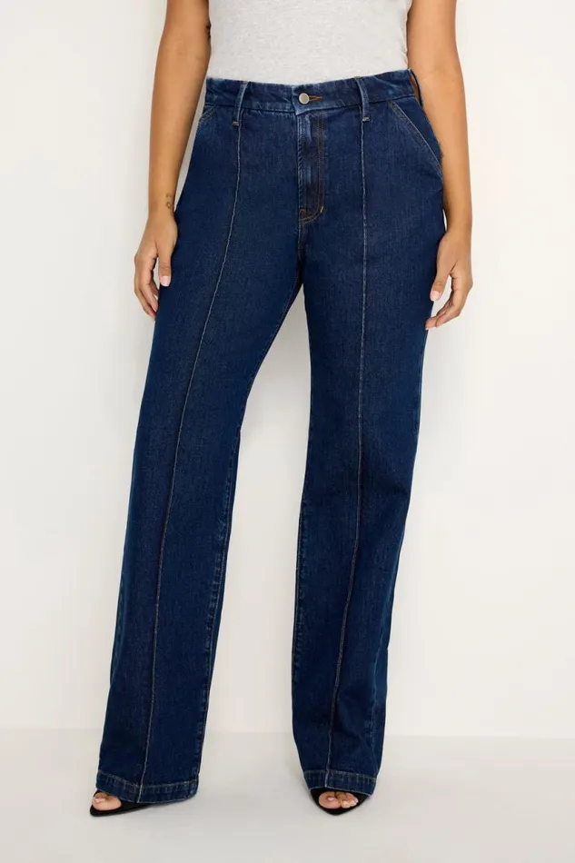 Women GOOD AMERICAN Jeans GOOD DENIMTROUSERS Indigo758