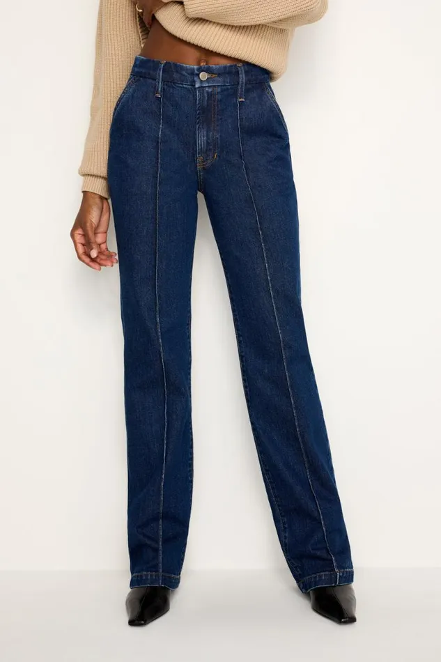 Women GOOD AMERICAN Jeans GOOD DENIMTROUSERS Indigo758
