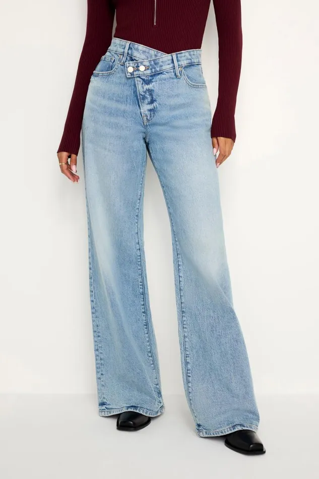 Women GOOD AMERICAN Jeans GOOD EASE RELAXEDJEANS Indigo712