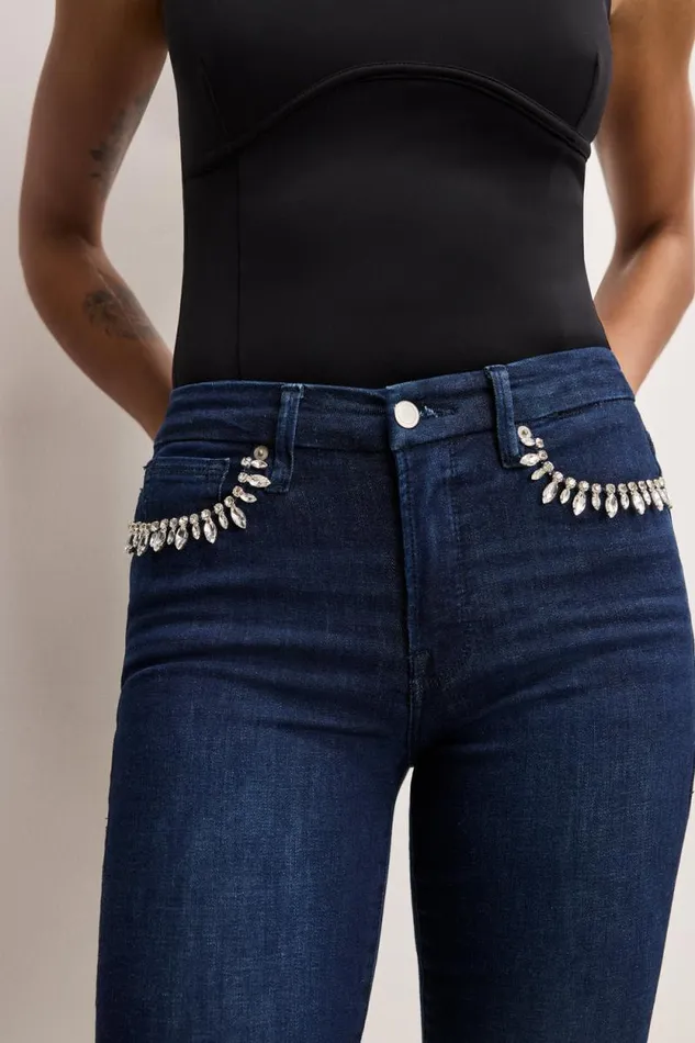 Women GOOD AMERICAN Jeans GOOD LEGS SKINNY DIAMONDJEANS Blue224 Women GOOD AMERICAN Jeans GOOD LEGS SKINNY DIAMONDJEANS Blue224