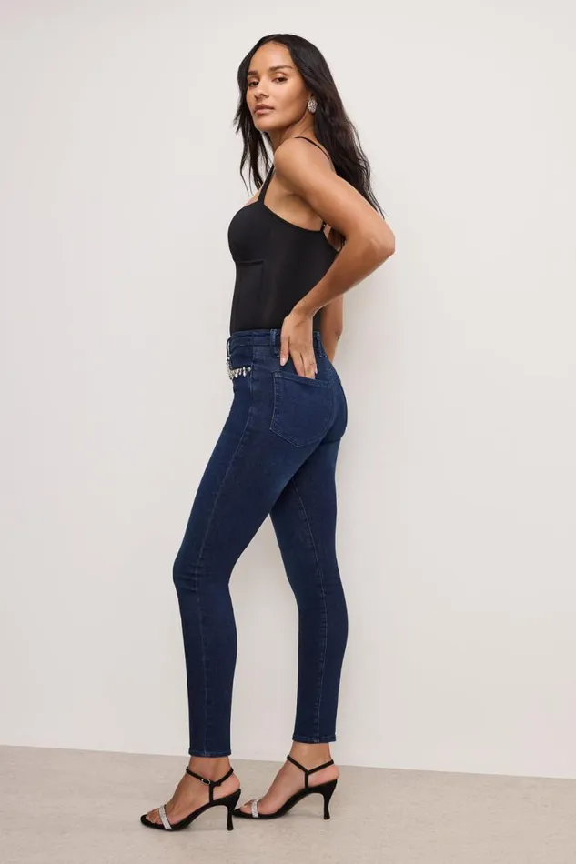 Women GOOD AMERICAN Jeans GOOD LEGS SKINNY DIAMONDJEANS Blue224 Women GOOD AMERICAN Jeans GOOD LEGS SKINNY DIAMONDJEANS Blue224