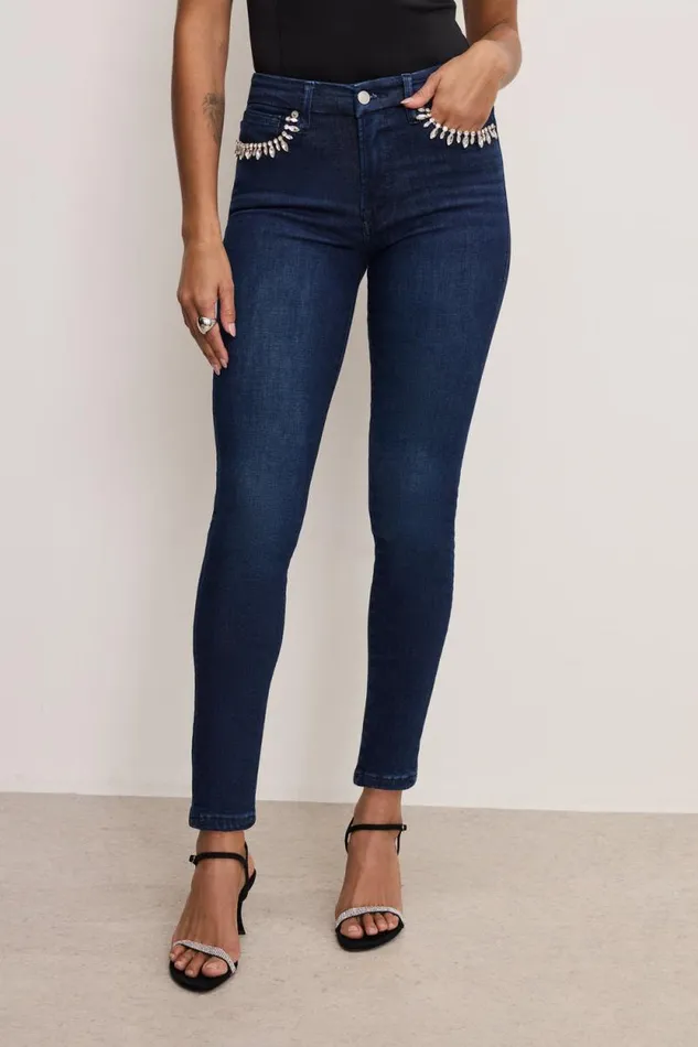 Women GOOD AMERICAN Jeans GOOD LEGS SKINNY DIAMONDJEANS Blue224 Women GOOD AMERICAN Jeans GOOD LEGS SKINNY DIAMONDJEANS Blue224