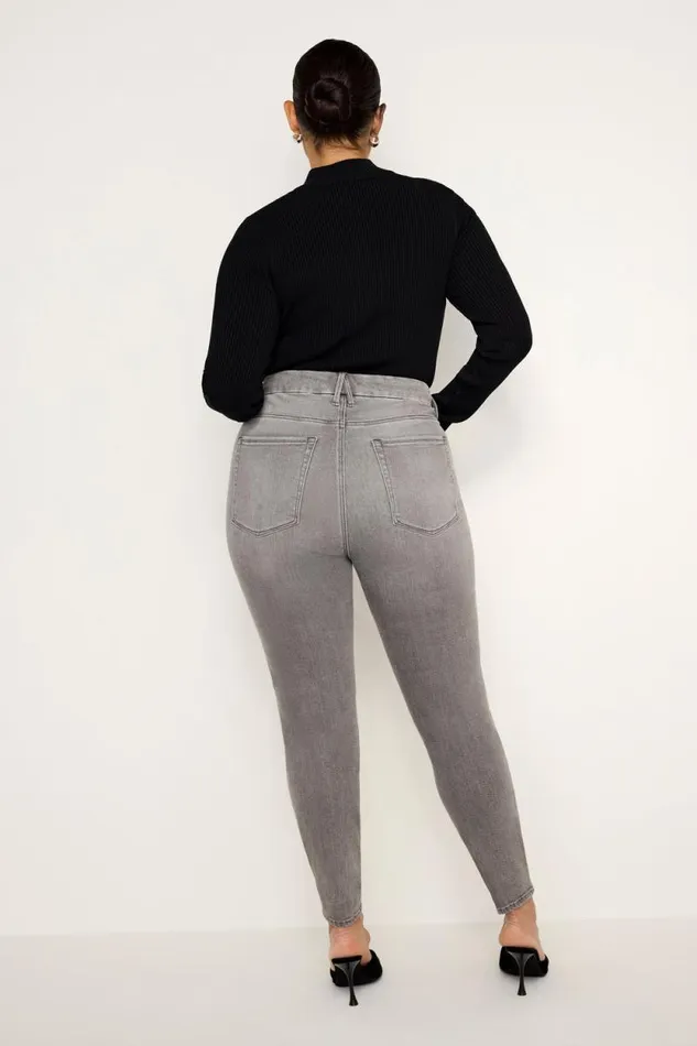 Women GOOD AMERICAN Jeans GOOD LEGS SKINNY LIGHT COMPRESSIONJEANS Black336
