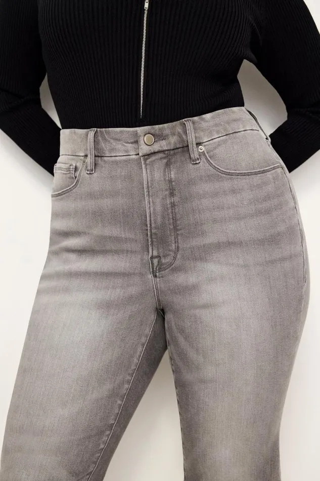 Women GOOD AMERICAN Jeans GOOD LEGS SKINNY LIGHT COMPRESSIONJEANS Black336