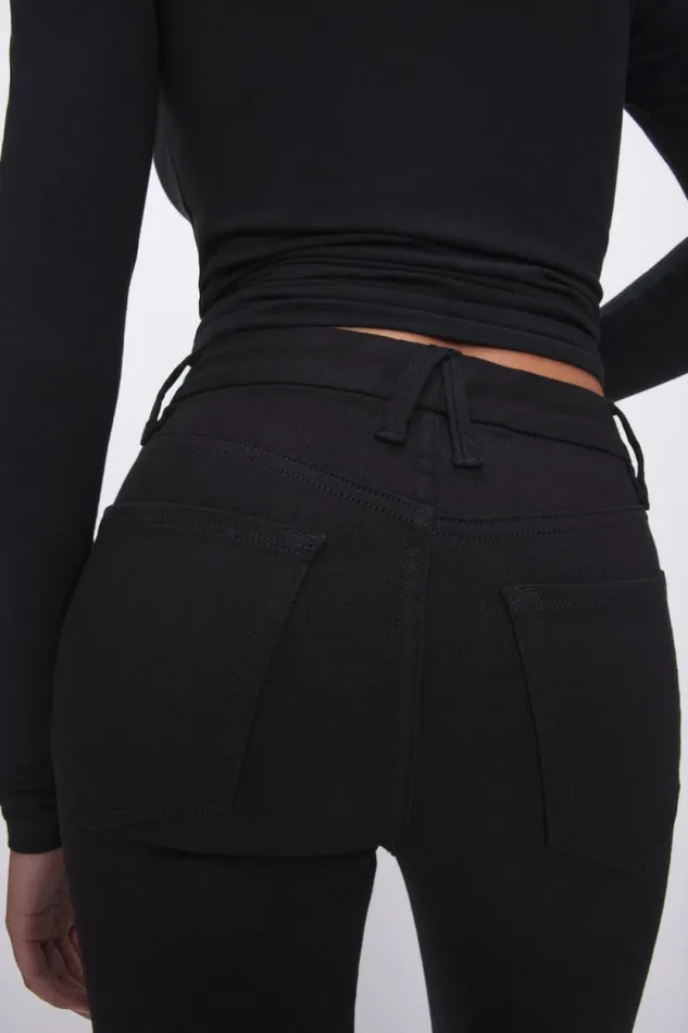 Women GOOD AMERICAN Jeans GOOD LEGSSTRAIGHT Black001