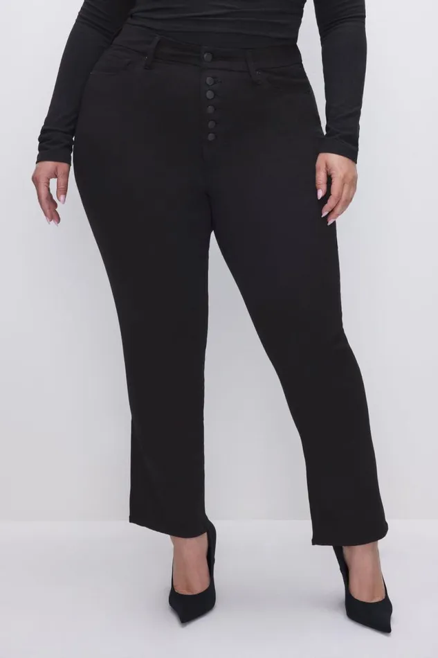 Women GOOD AMERICAN Jeans GOOD LEGSSTRAIGHT Black001