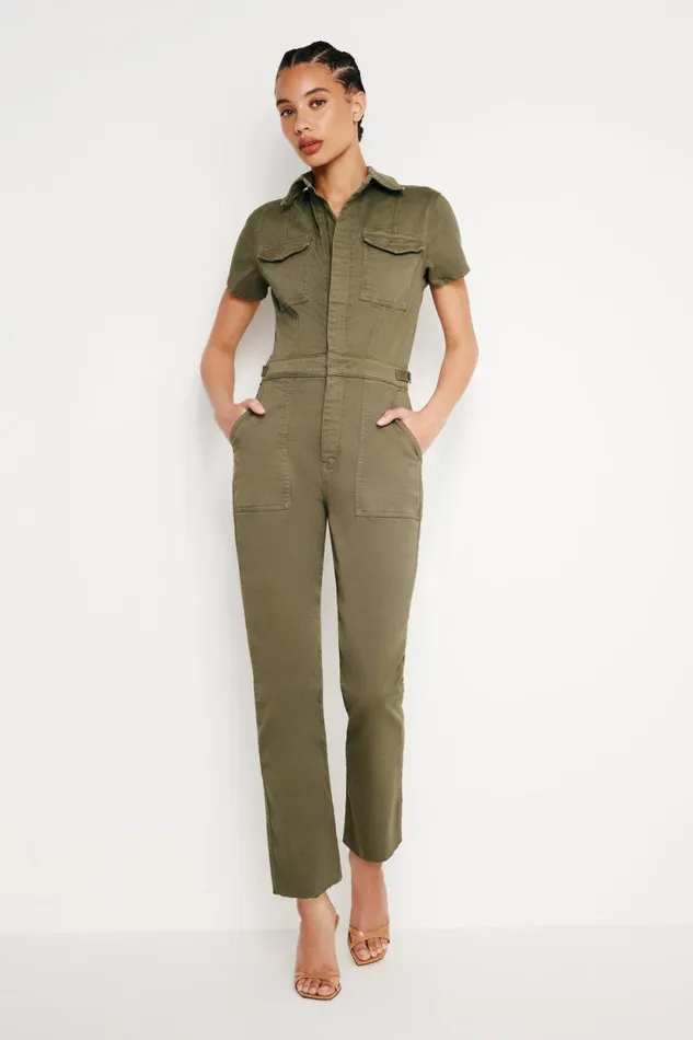 Women GOOD AMERICAN Jumpsuits FIT FOR SUCCESSJUMPSUIT Fatigue001