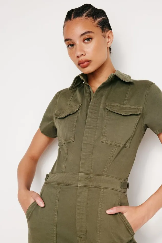 Women GOOD AMERICAN Jumpsuits FIT FOR SUCCESSJUMPSUIT Fatigue001