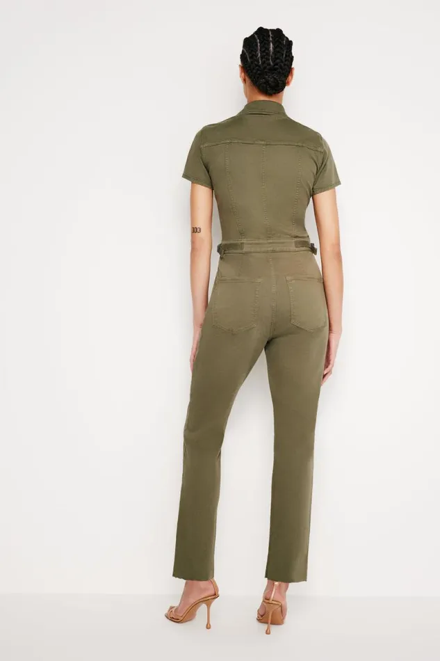 Women GOOD AMERICAN Jumpsuits FIT FOR SUCCESSJUMPSUIT Fatigue001