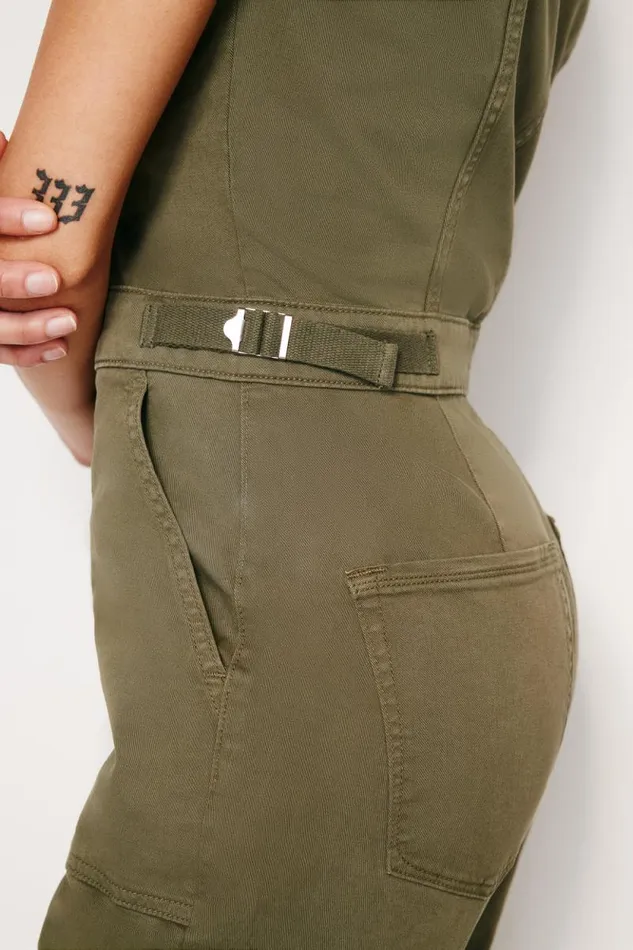 Women GOOD AMERICAN Jumpsuits FIT FOR SUCCESSJUMPSUIT Fatigue001
