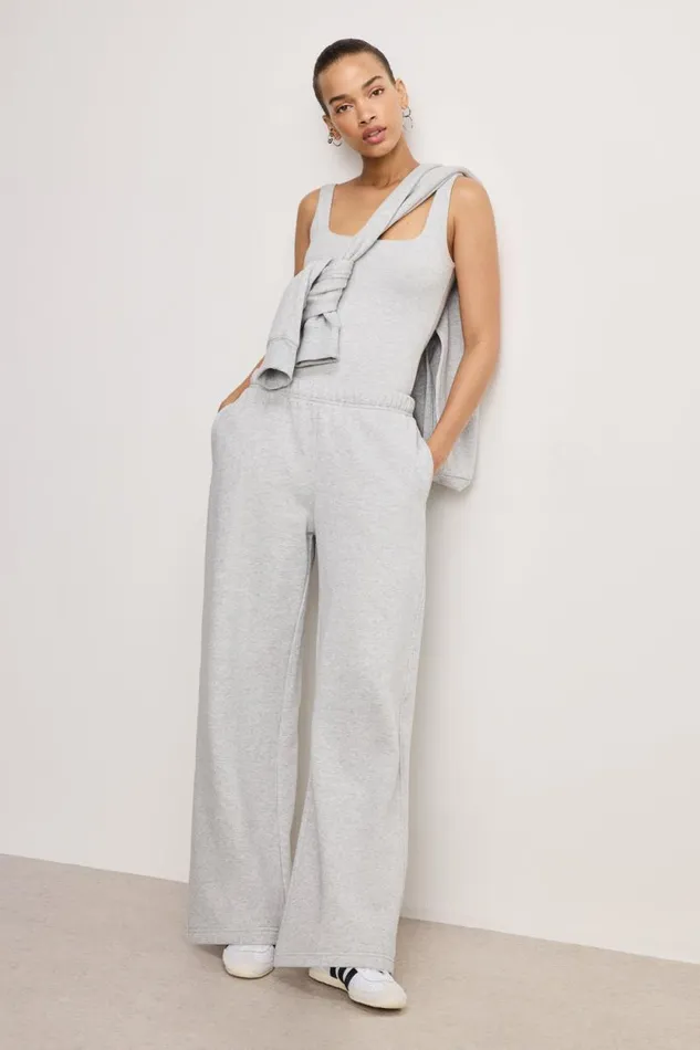 Women GOOD AMERICAN Tops SUPER STRETCH MODERN TANKBODYSUIT Heather Grey001 Women GOOD AMERICAN Tops SUPER STRETCH MODERN TANKBODYSUIT Heather Grey001