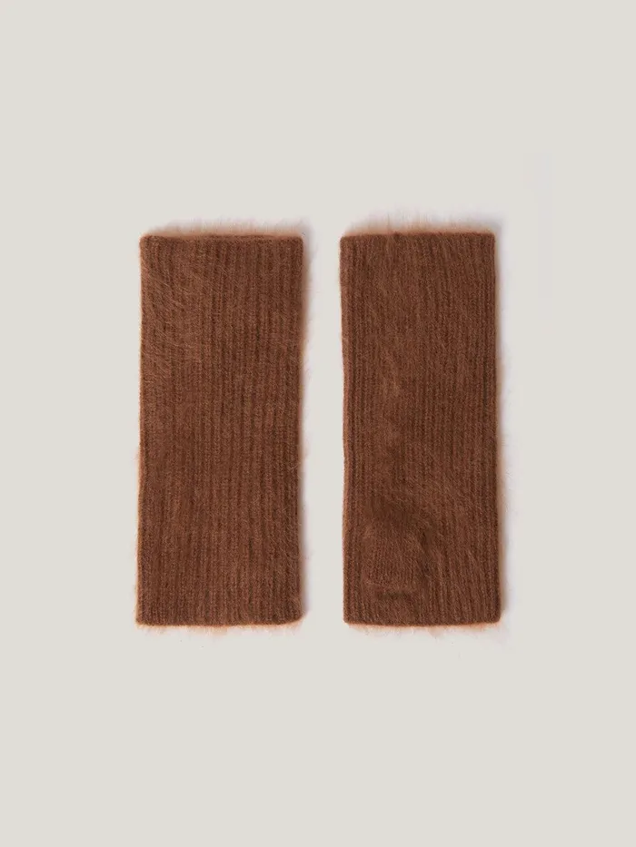 Women Halo Cashmere Mittens Ginger Jigsaw Hats and Gloves