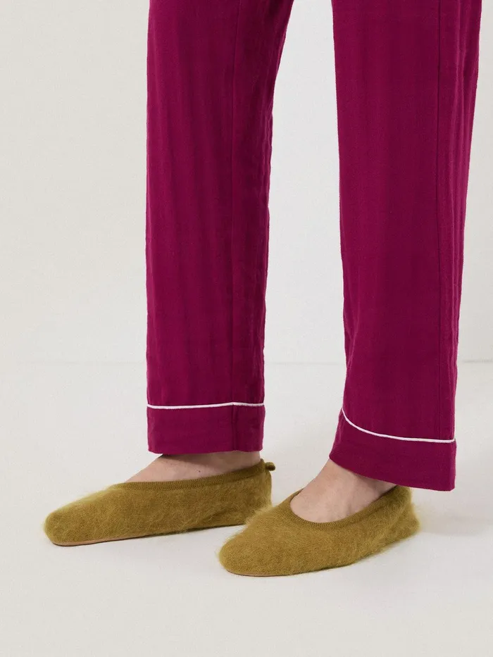Women Halo Cashmere Slipper Green Jigsaw Pyjamas and Loungewear
