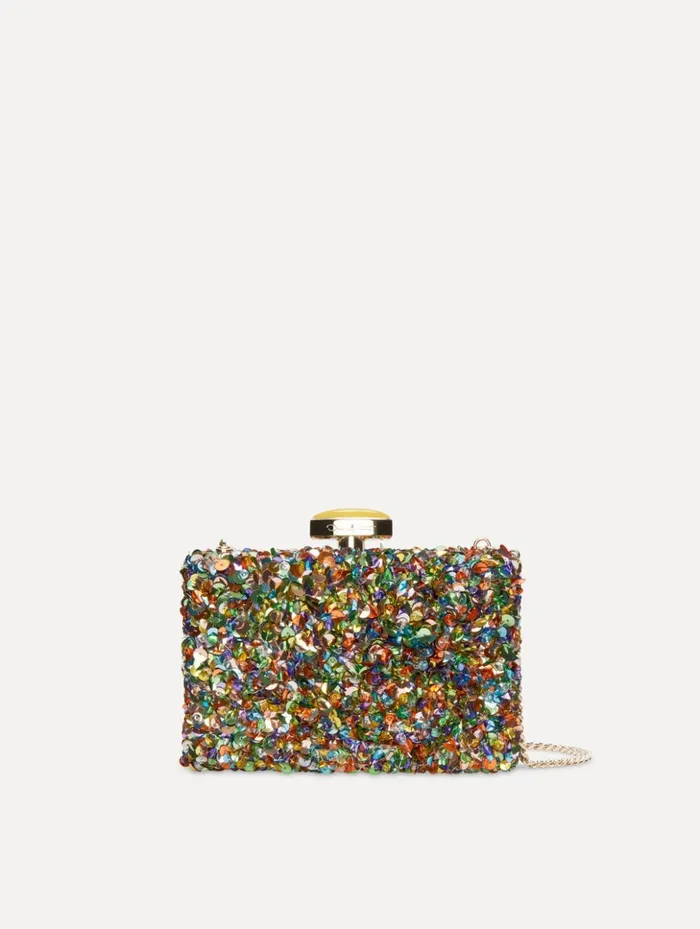 Women Handbags Oscar De La Renta Confetti Sequin Embroidered Minaudiere Rainbow Women Handbags Oscar De La Renta Confetti Sequin Embroidered Minaudiere Rainbow