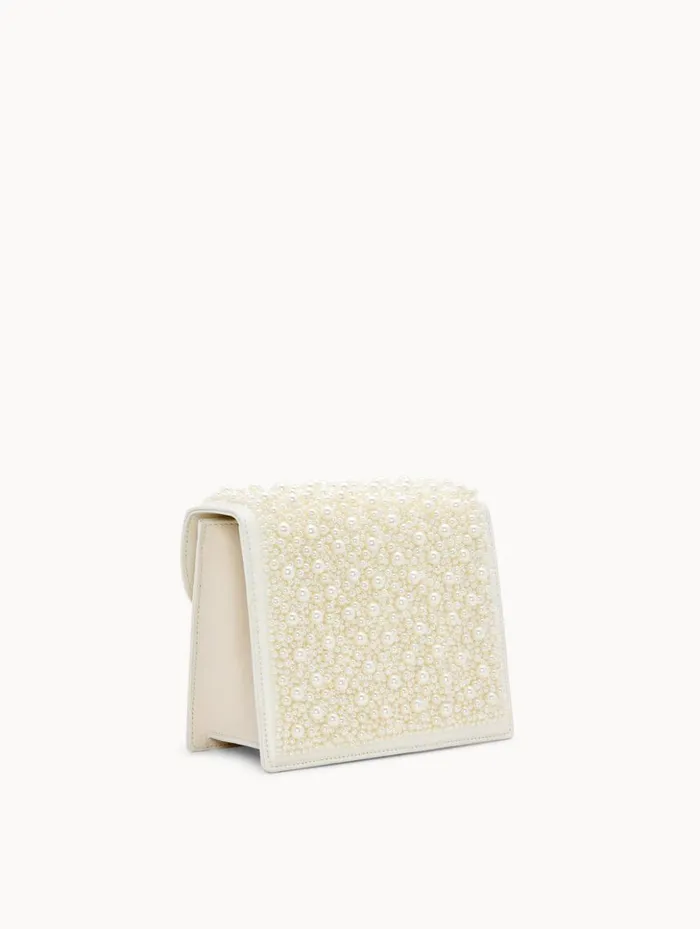 Women Handbags Oscar De La Renta Pearl Embroidered Mini TRO Bag Pearl Women Handbags Oscar De La Renta Pearl Embroidered Mini TRO Bag Pearl