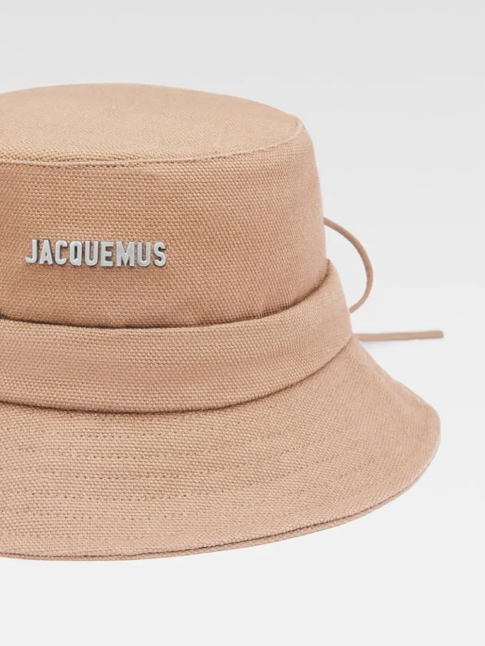 Women Hats JACQUEMUS The Gadjo Bucket Hat Beige