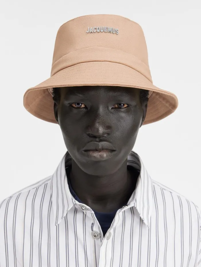 Women Hats JACQUEMUS The Gadjo Bucket Hat Beige