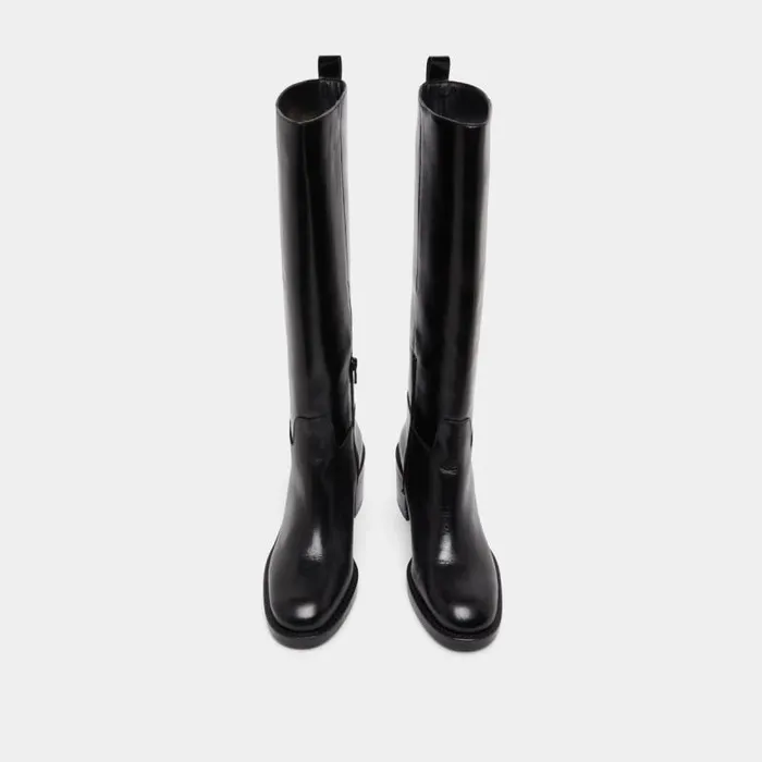 Women High Heel Boots Black JONAK Boots Thighhigh Boots