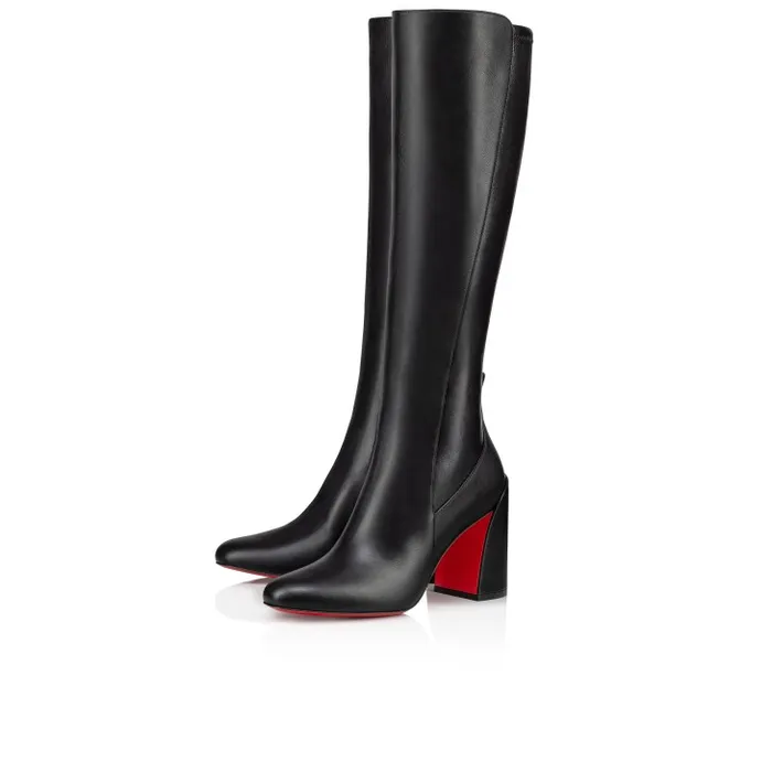 Women Jane Botta 85 Mm Boots 8211 Calf Leather And Nappa Leather 8211 Black Christian Louboutin Boots