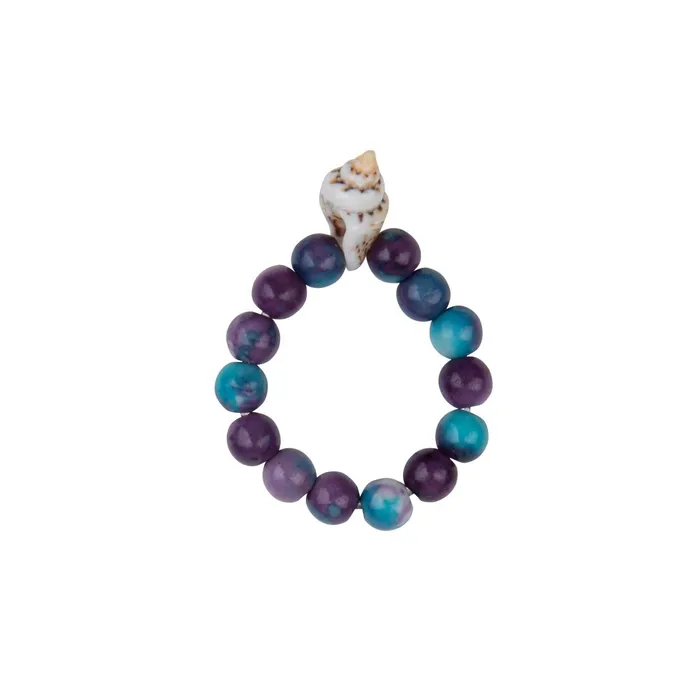 Women Jewelry Love Stories Ring Shell Blue