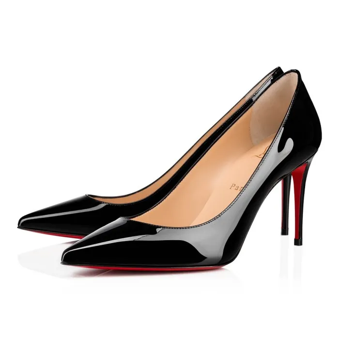 Women Kate 85 Mm Pumps 8211 Patent Calf Leather 8211 Black Christian Louboutin Pumps