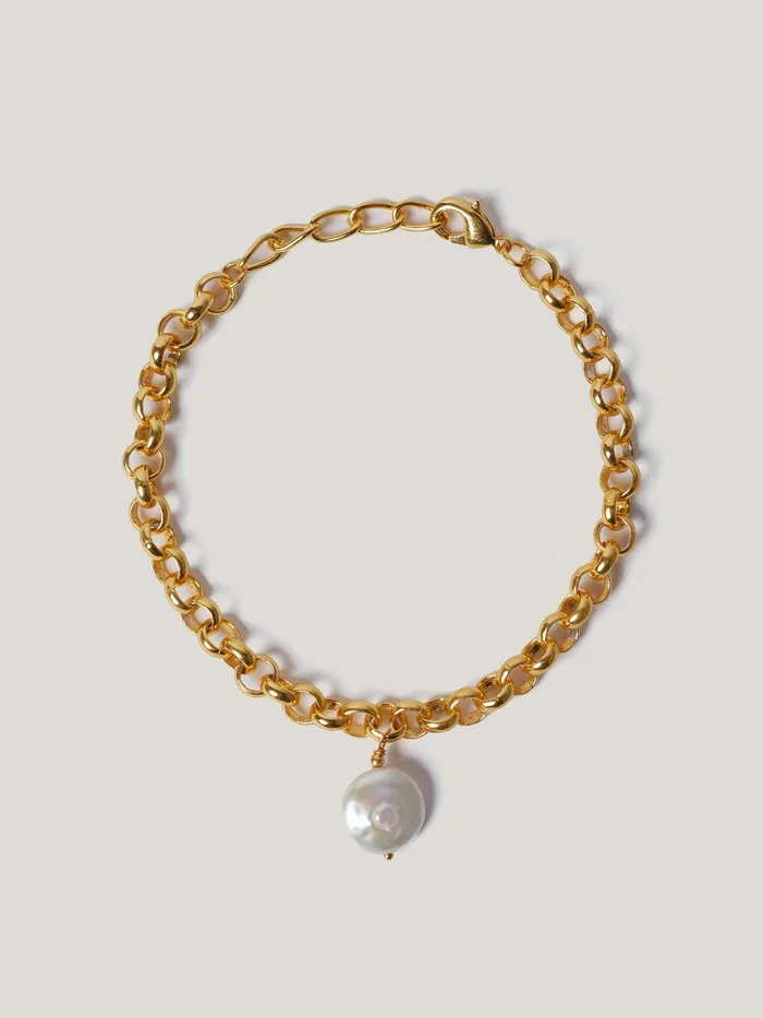 Women Keshi Pearl Bracelet Pearl Jigsaw Party