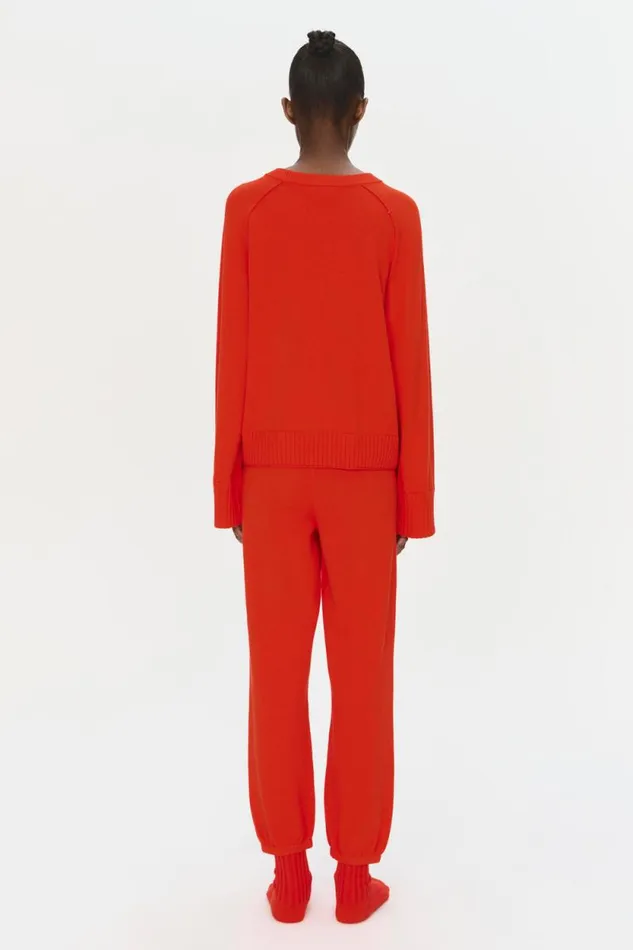 Women Knitwear Jonathan Simkhai Joggers Red Joggers Women Knitwear Jonathan Simkhai Joggers Red Joggers