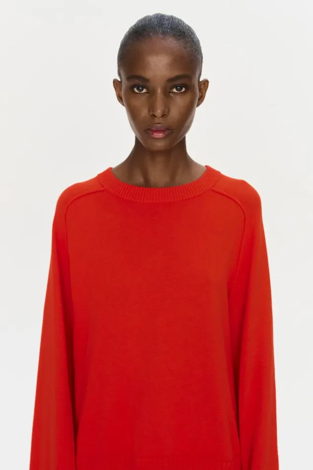 Women Knitwear Jonathan Simkhai Raglan Crewneck