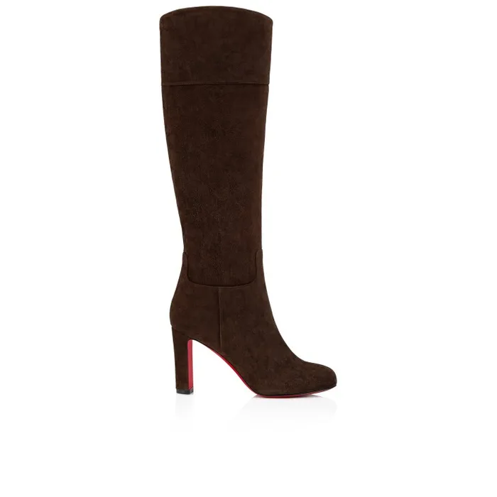 Women Loo Botta 85 Mm Boots 8211 Veau Velours 8211 Cosme Christian Louboutin Boots